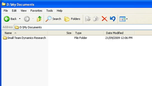 my documents view